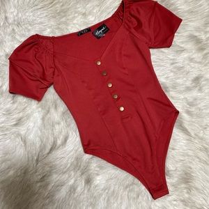 NWT Bodysuit Rust